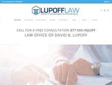 Tablet Screenshot of lupofflaw.com